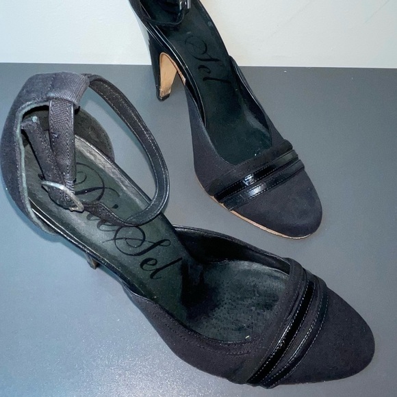 [DIESEL BLACK] Black Ankle-strap Heels - Picture 6 of 8